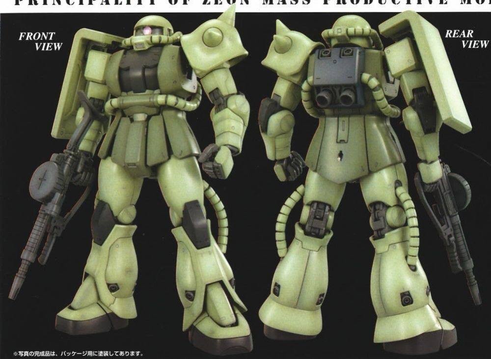 mg 1/100 MS-06F Zaku II Ver.2.0 (Mobile Suit Gundam)