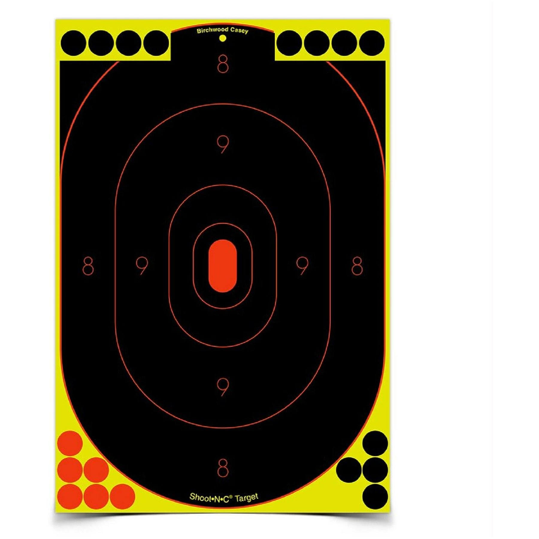 Birchwood Casey Shoot-N-C 12inx18in Silhouette-40 Sheets