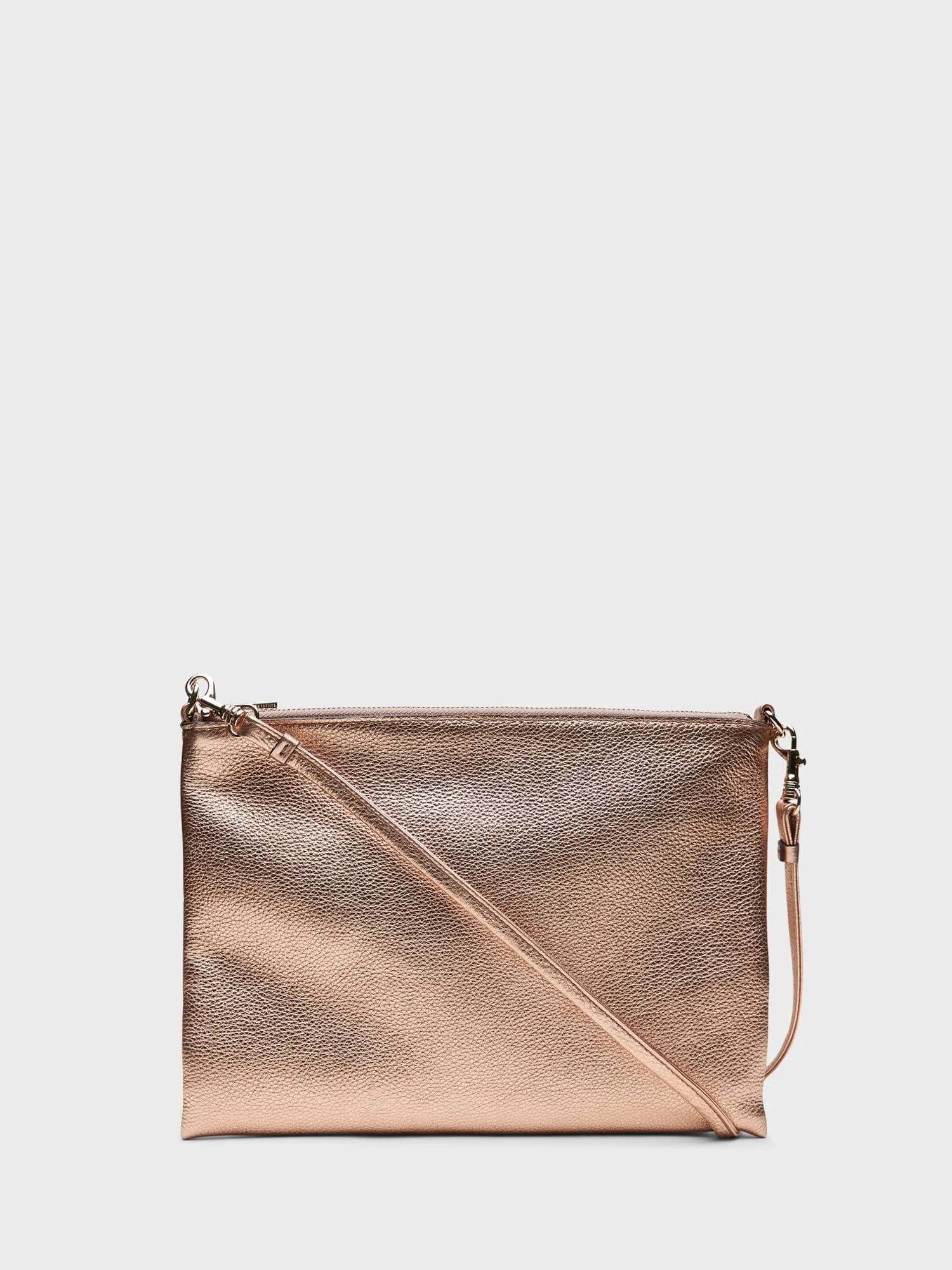Banana Republic Women's Leather Effortless Crossbody Rose Gold One Size