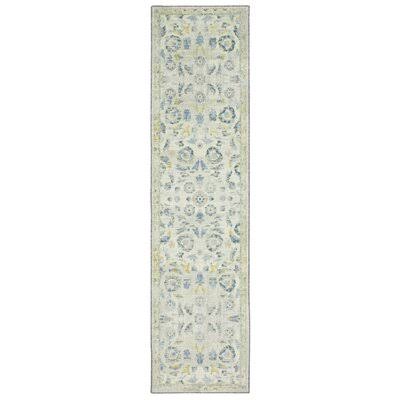 HELF Tufted Blue/Beige Rug August Grove Rug Size: Runner 2&6x22 x 10&