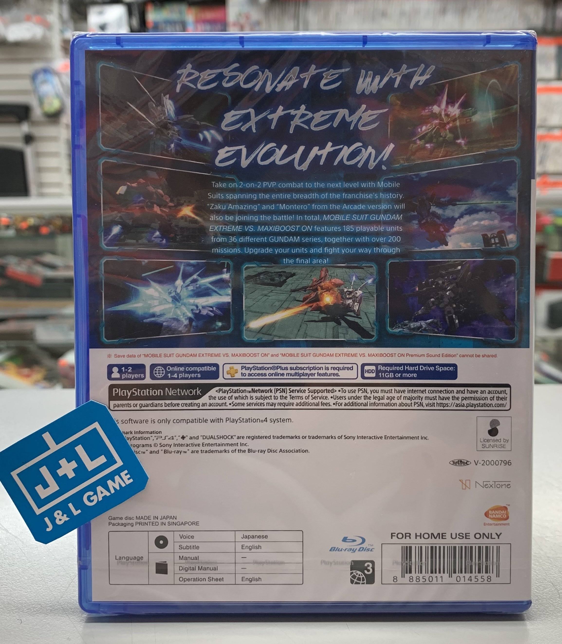 PS4 Mobile Suit Gundam: Extreme vs. MaxiBoost on