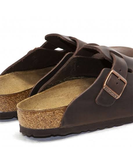 Birkenstock Boston Leather Clog - Women's Habana Oiled Leather, 37.0