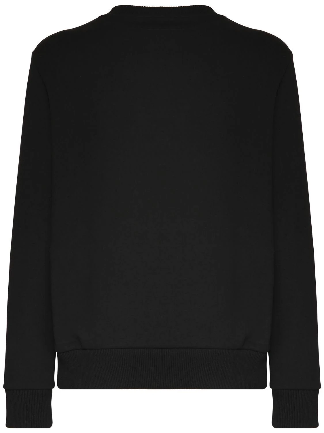 Balmain Logo Print Cotton Jersey Sweatshirt - Black - Sweatshirts