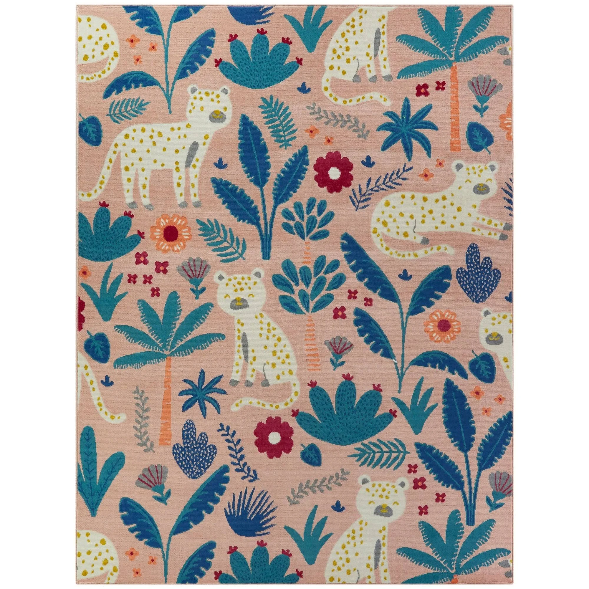 Balta Serengeti Grey 4 ft. x 6 ft. Kids Area Rug