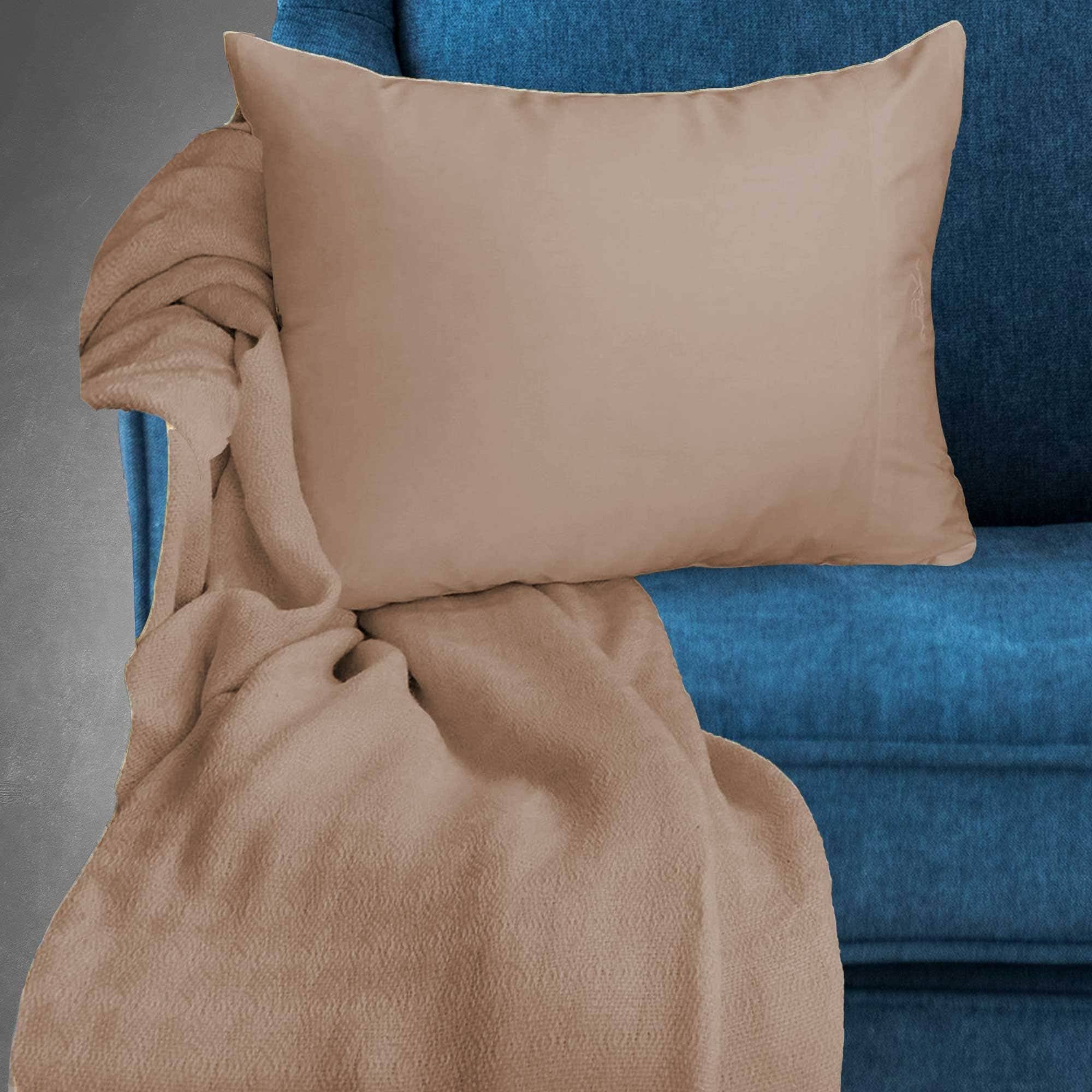 BedVoyage Rayon from Bamboo / Viscose Travel/Throw Blanket - Champagne