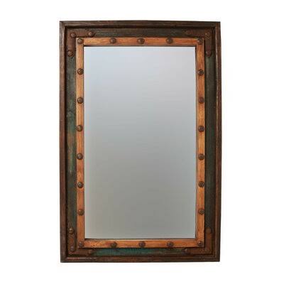 Rustic Distressed Bathroom/Vanity Mirror Size: 31x22 H x 31x22 W