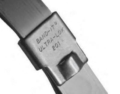 Band-It UL2189 Ultra-Lok Preformed Clamp - 201SS 1/4 Hard 3/4x22 x .030