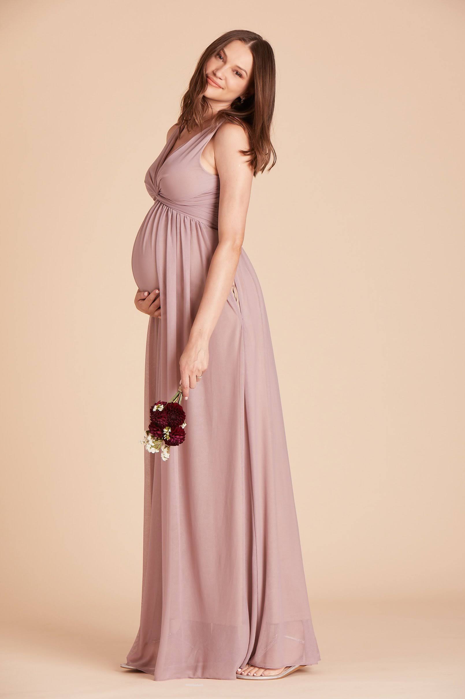 Birdy Grey Lianna Bridesmaid Dress in Mauve M / Mauve