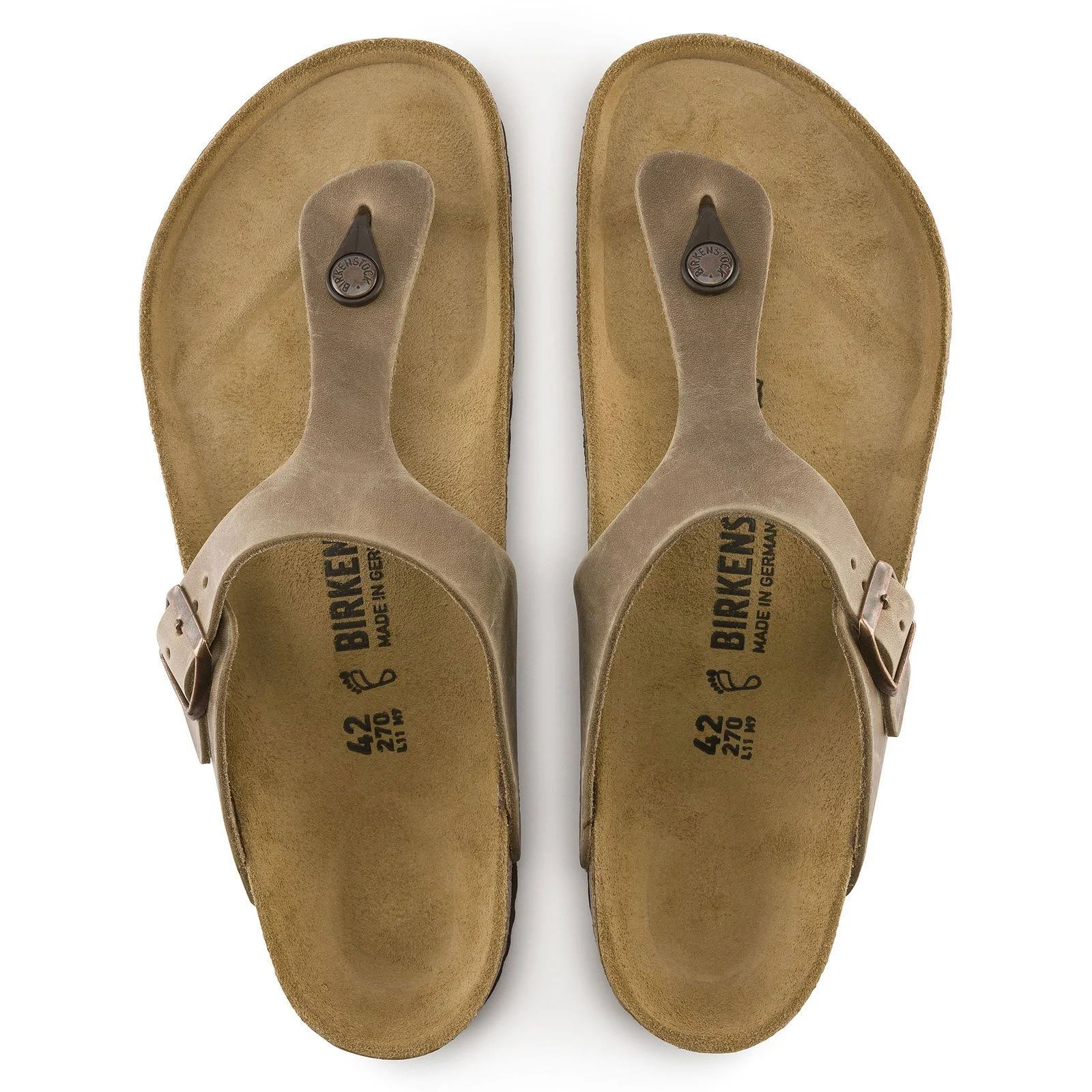 Birkenstock Women's Gizeh Sandal,Habana,41 M EU