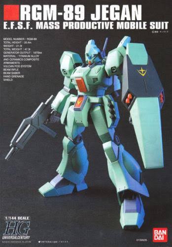 Gundam RGM-89 Jegan HGUC 1/144 Scale