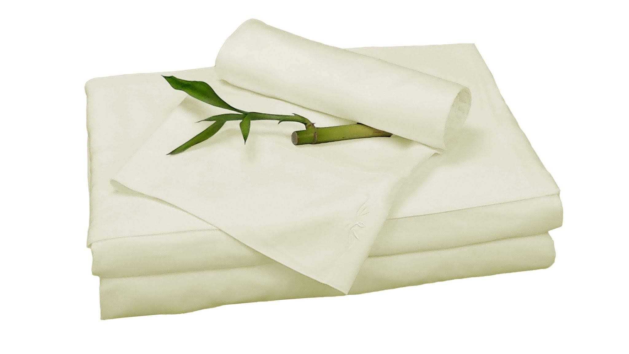 BedVoyage Rayon from Bamboo Ivory Sheet Set - Full