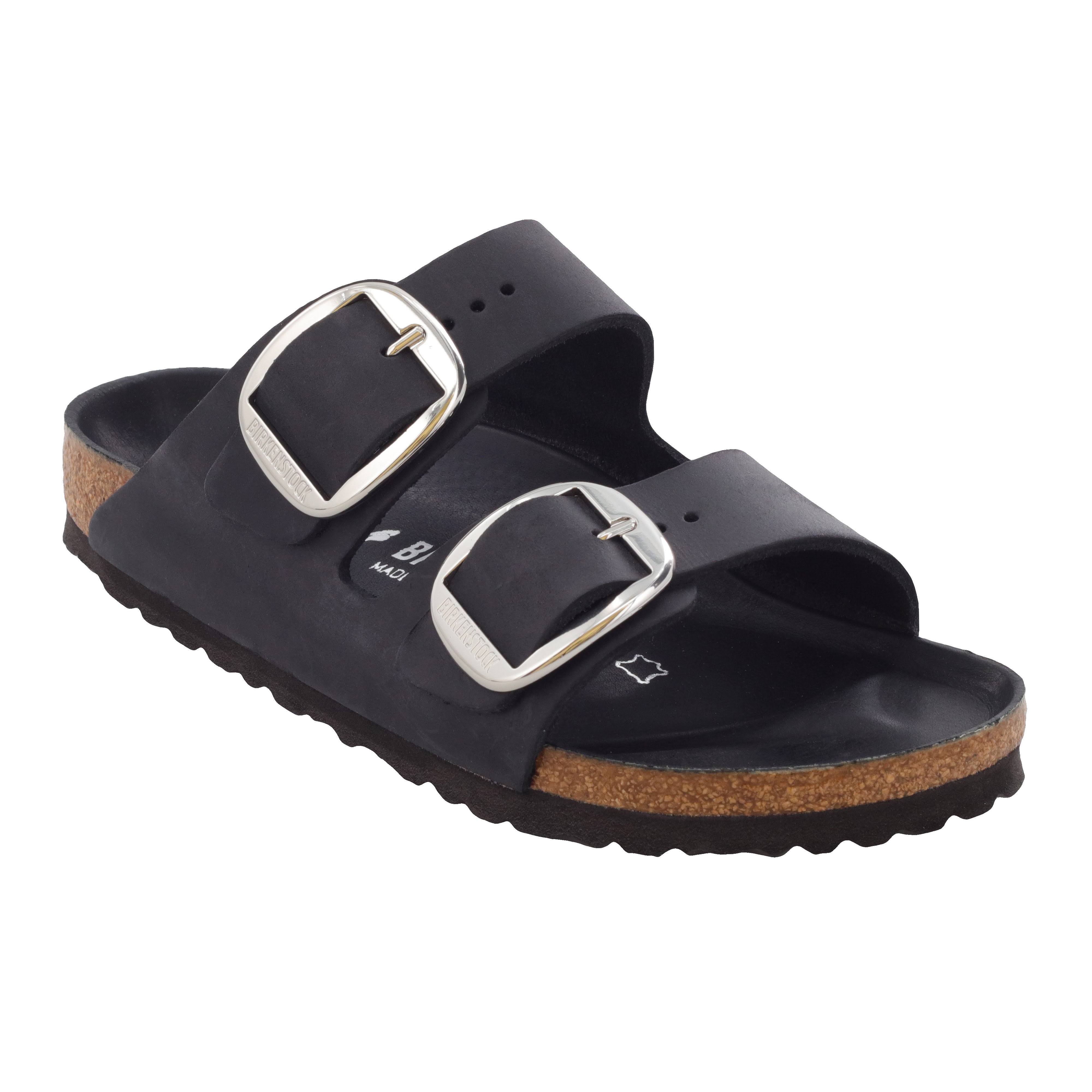 Birkenstock Women's Arizona Big Buckle Oiled Leather Black
