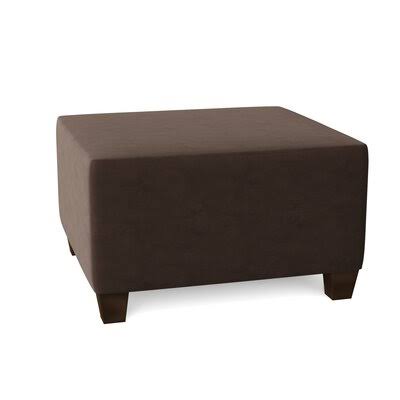 Birch Lane Lise 29x22 Rectangle Standard Ottoman Body Fabric: Belsire Chocolate