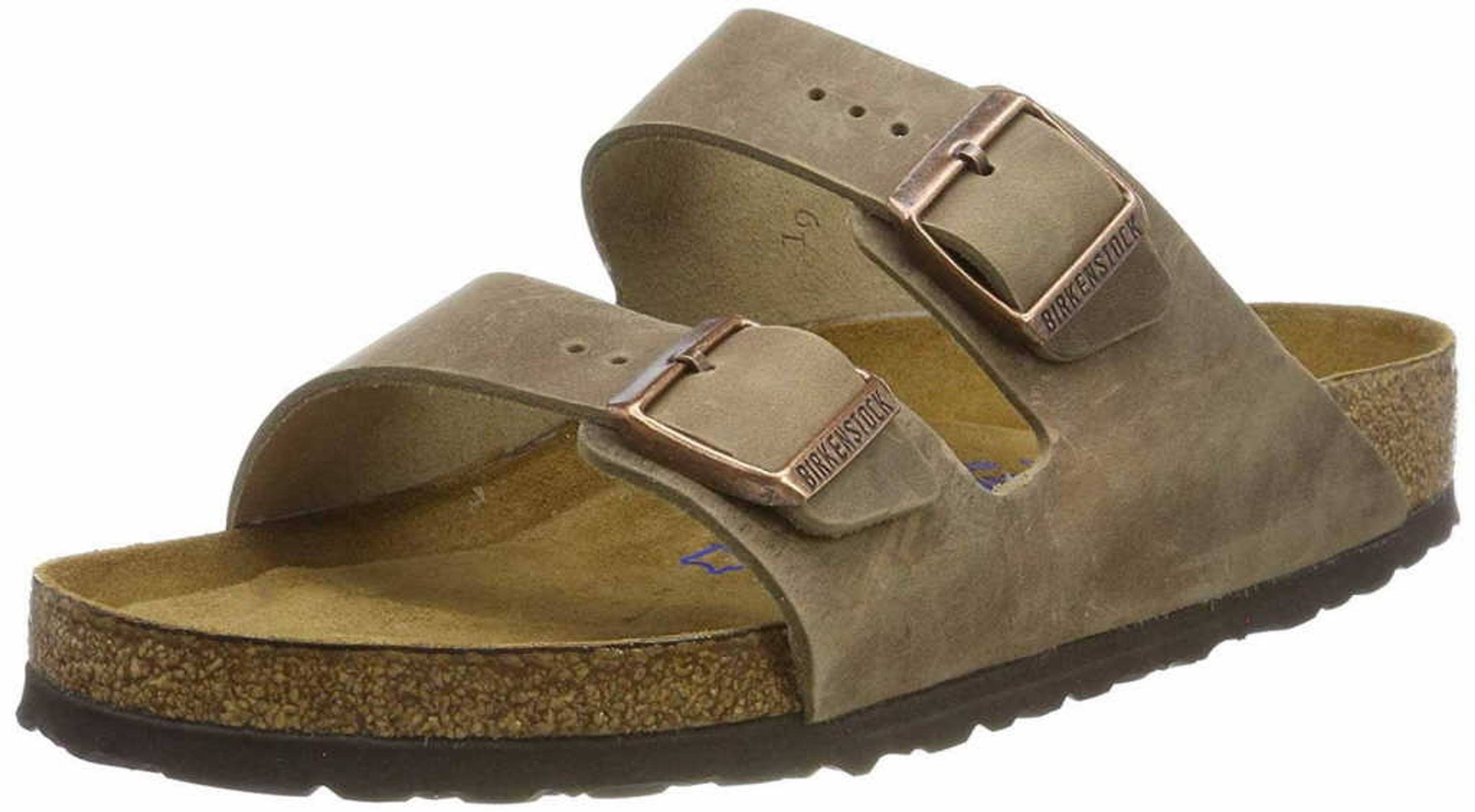 Birkenstock - Men - Arizona Oiled-Nubuck Sandals Brown