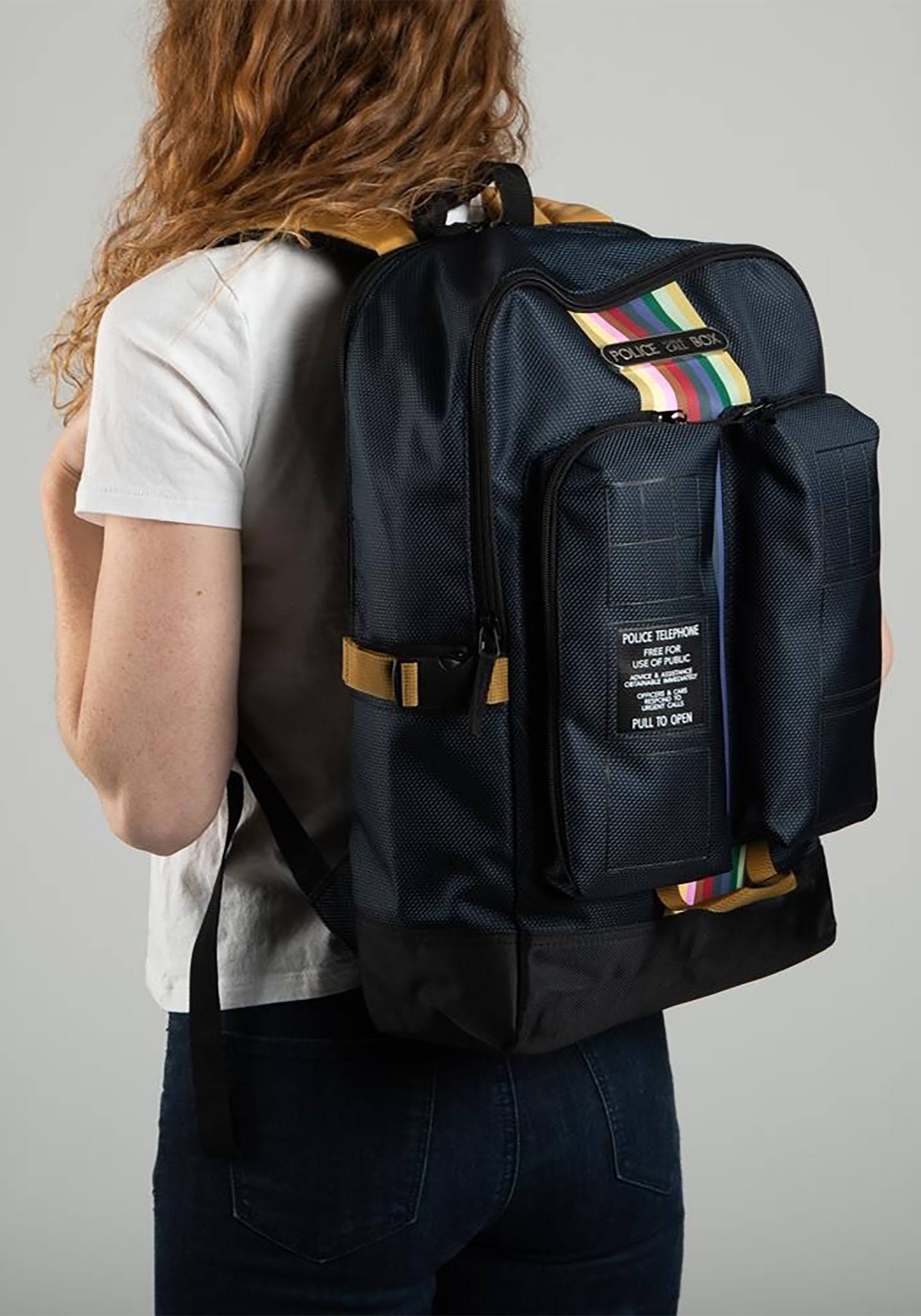 Doctor Who Tardis Double Pocket Backpack
