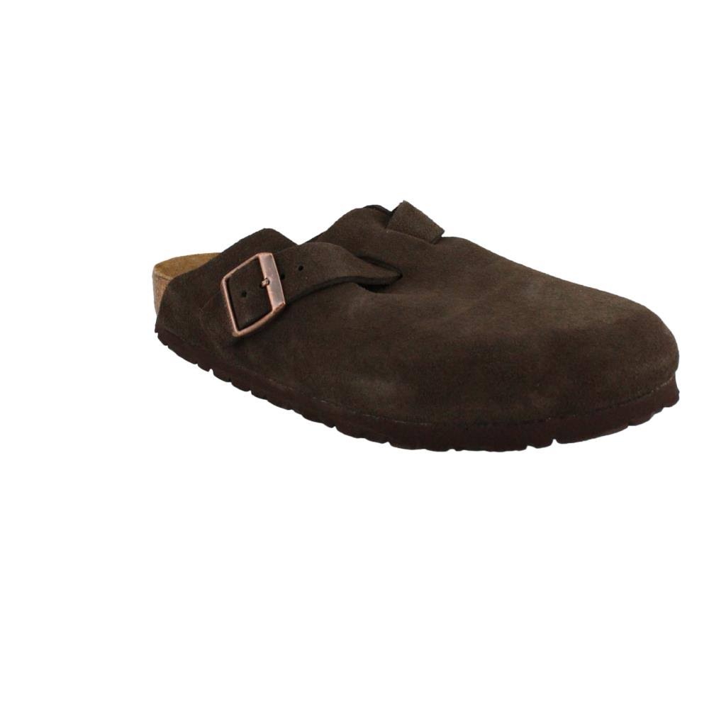 Birkenstock Boston Soft Footbed (36 Narrow Mocha Suede)