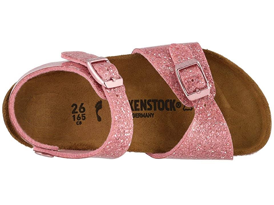 Birkenstock Kids Rio Birko-Flor Cosmic Sparkle Old Rose 31
