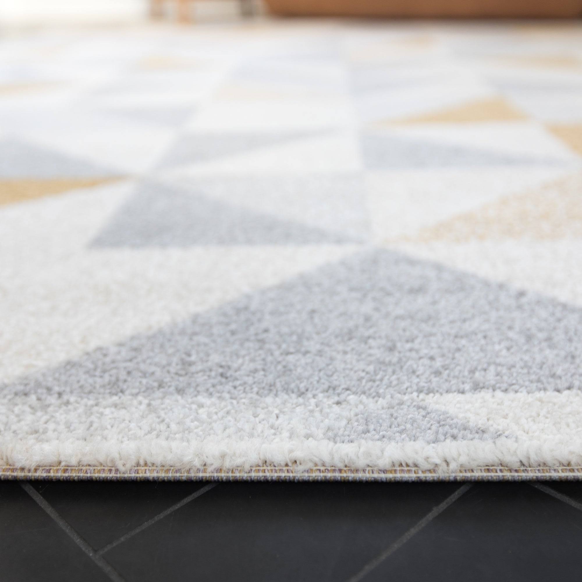 BALTA Larisa Blue 2 ft. x 7 ft. Geometric Runner Rug