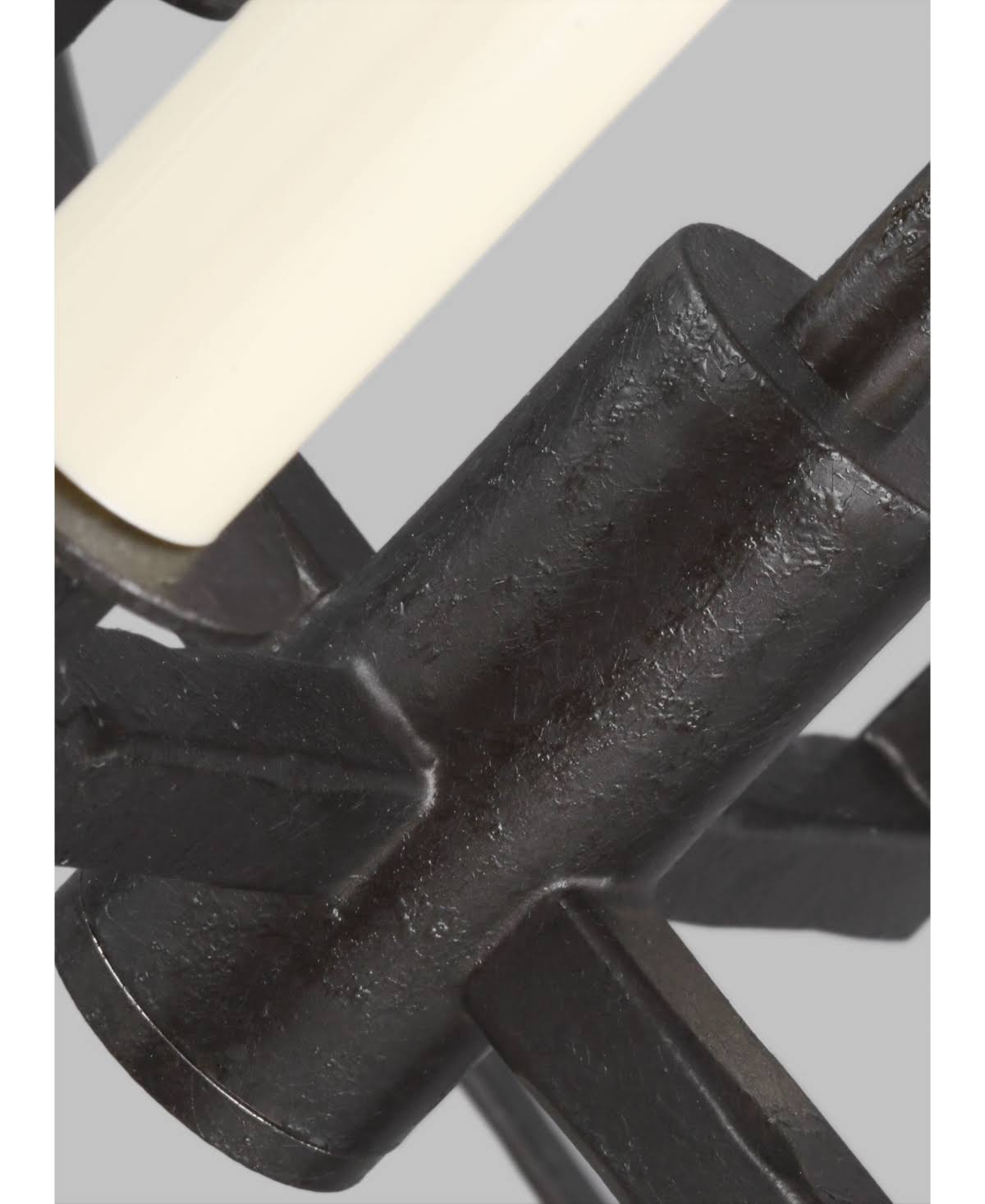 Feiss Thayer 4-Light Chandelier Smith Steel