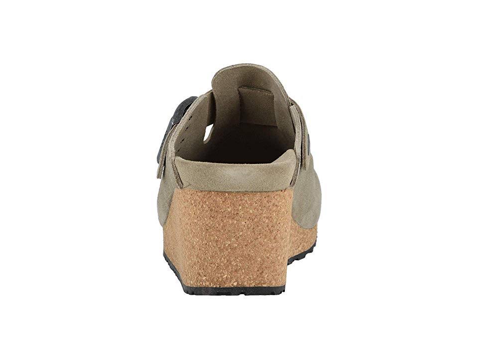 Birkenstock Women's Fanny Taupe Suede Wedge