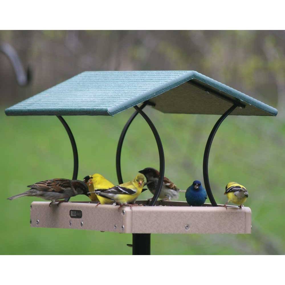 Birds Choice Recycled Fly Thru Bird Feeder