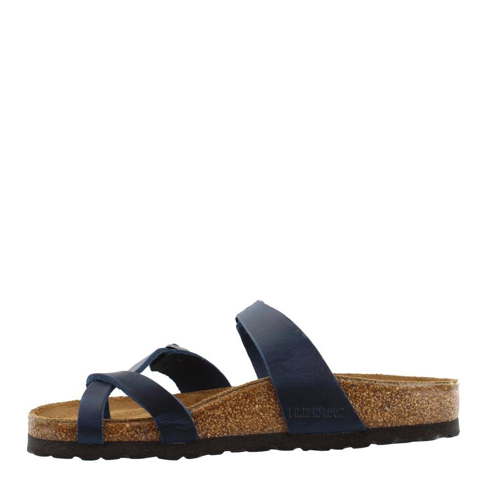 Birkenstock Women's Mayari Sandal - 36 - Blue Oiled Leather