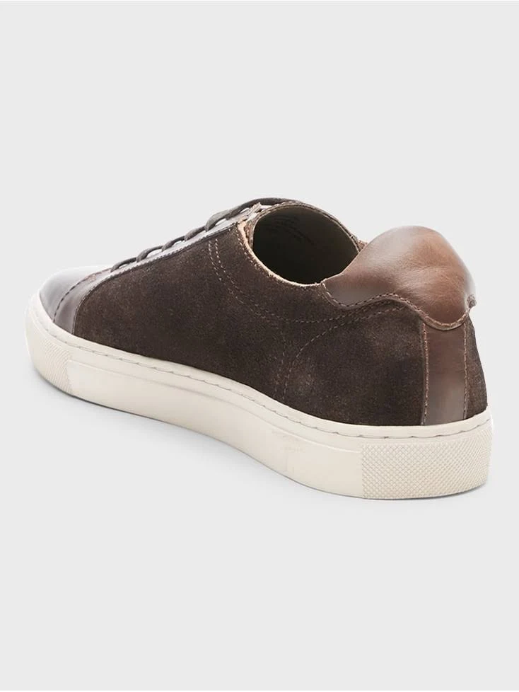 Banana Republic Men's Nicklas Suede Sneaker Brown Size 10