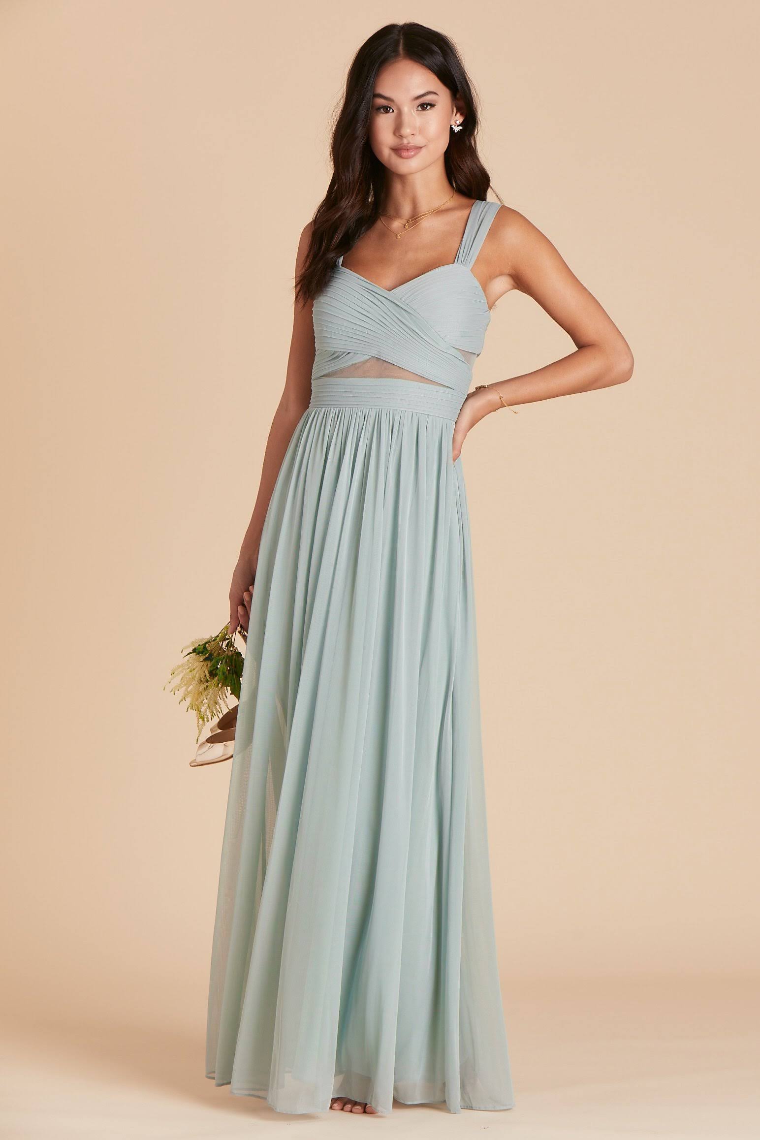 Birdy Grey Elsye Bridesmaid Dress in Sage XXL / Sage