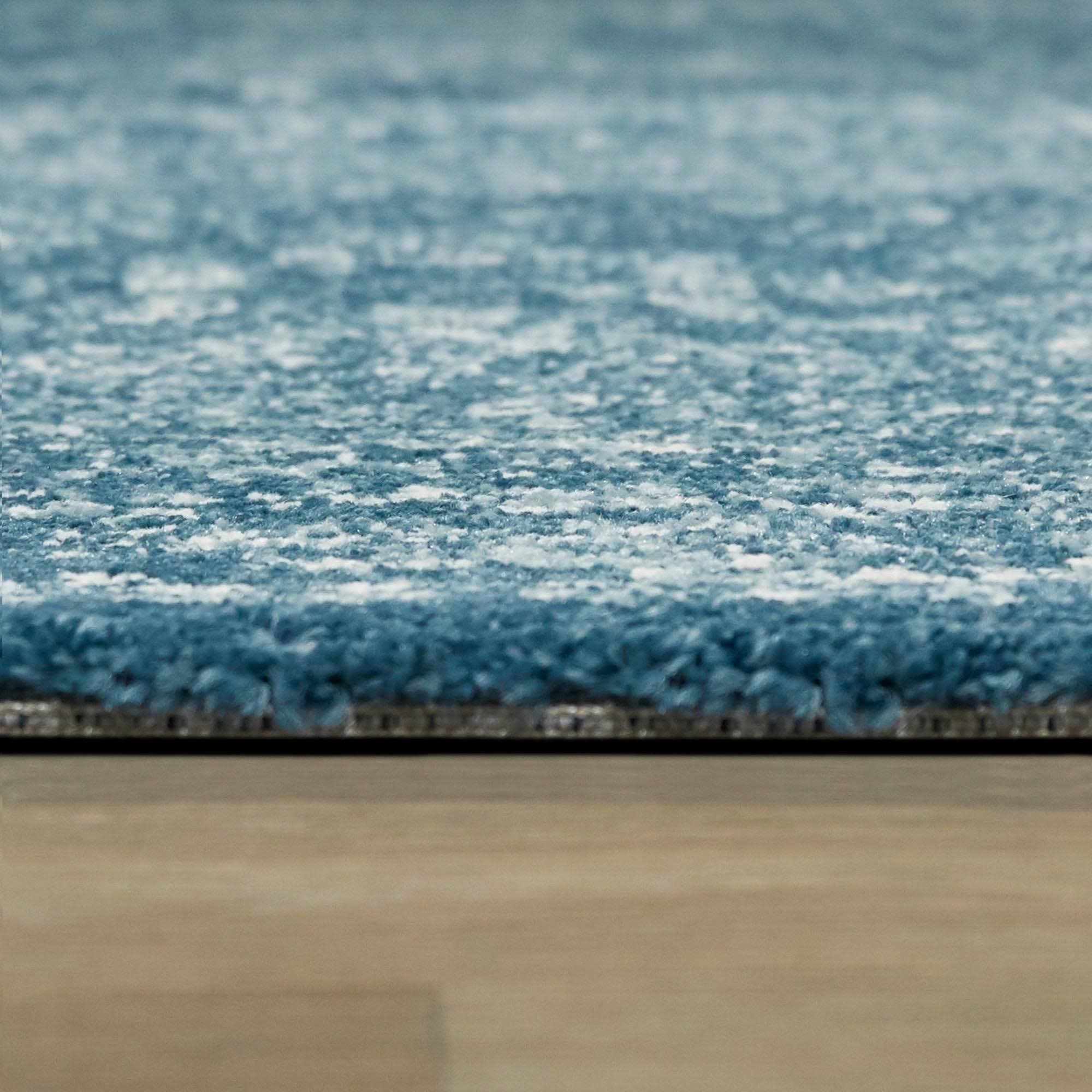 BALTA Finn Blue 5 ft. x 7 ft. Overdyed Persian Area Rug