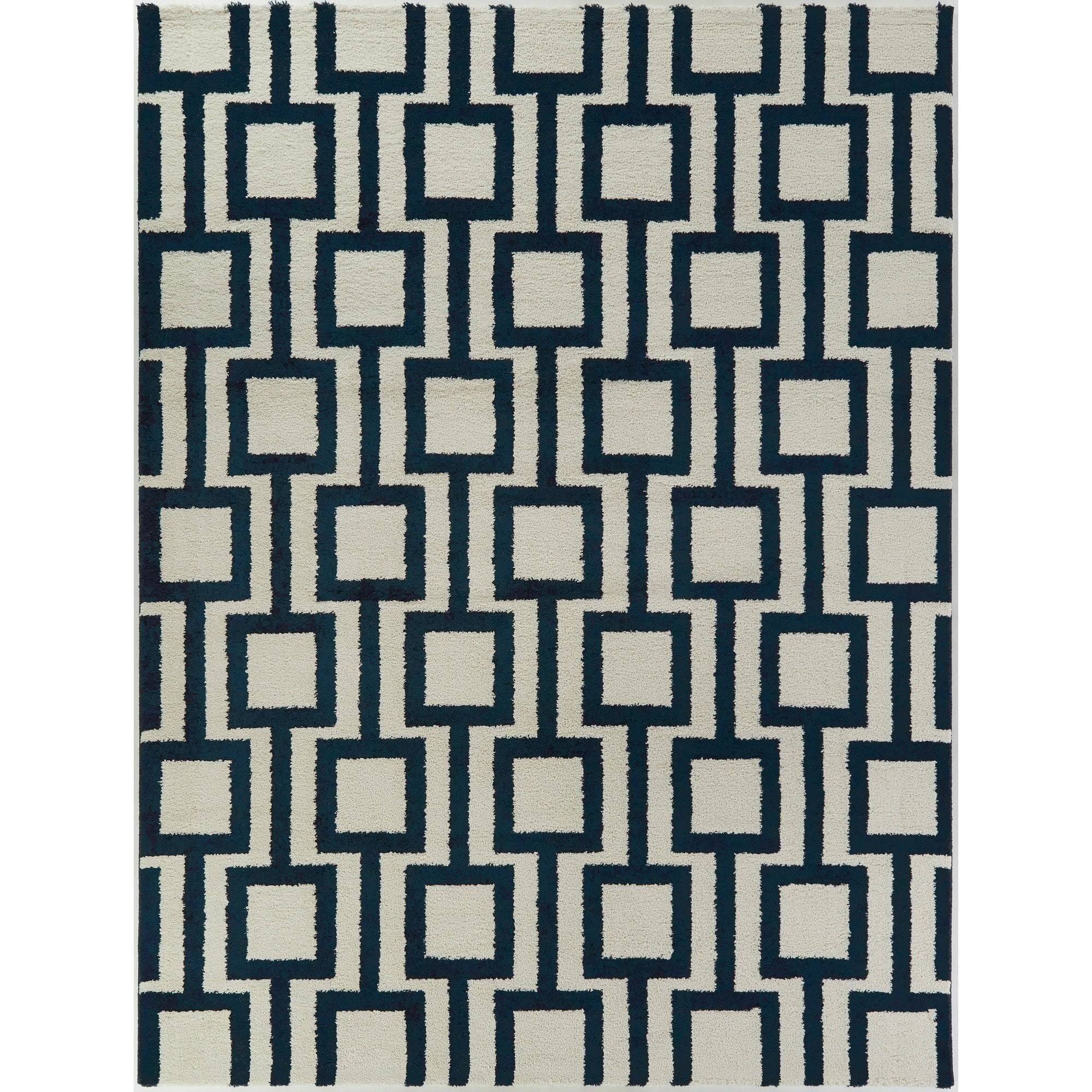 Campbell Modern Geometric Area Rug - 7&10x22 x 10& - Taupe