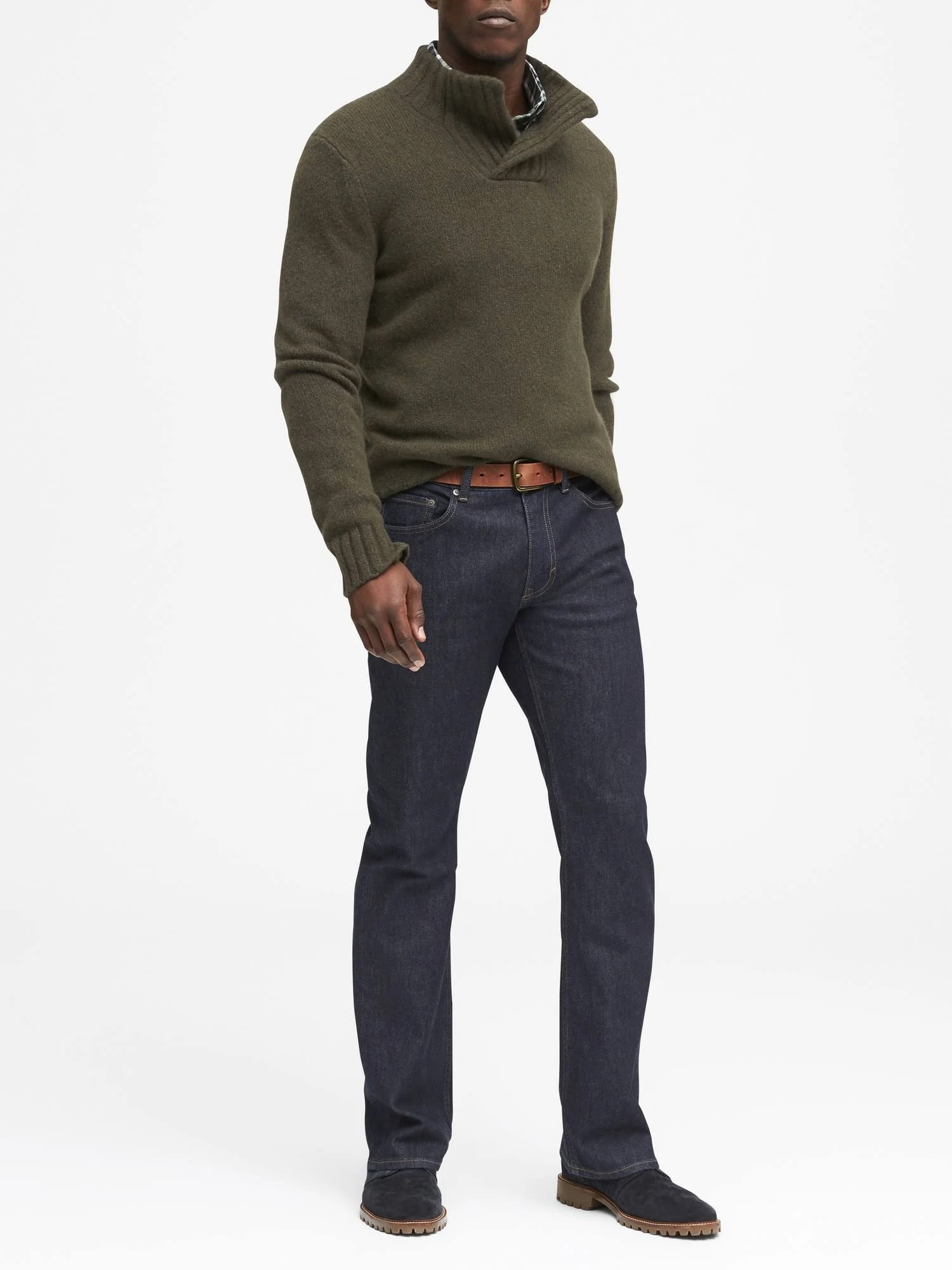 Banana Republic Men's Bootcut Dark Wash Jean Rinse Wash Size 44W 32L