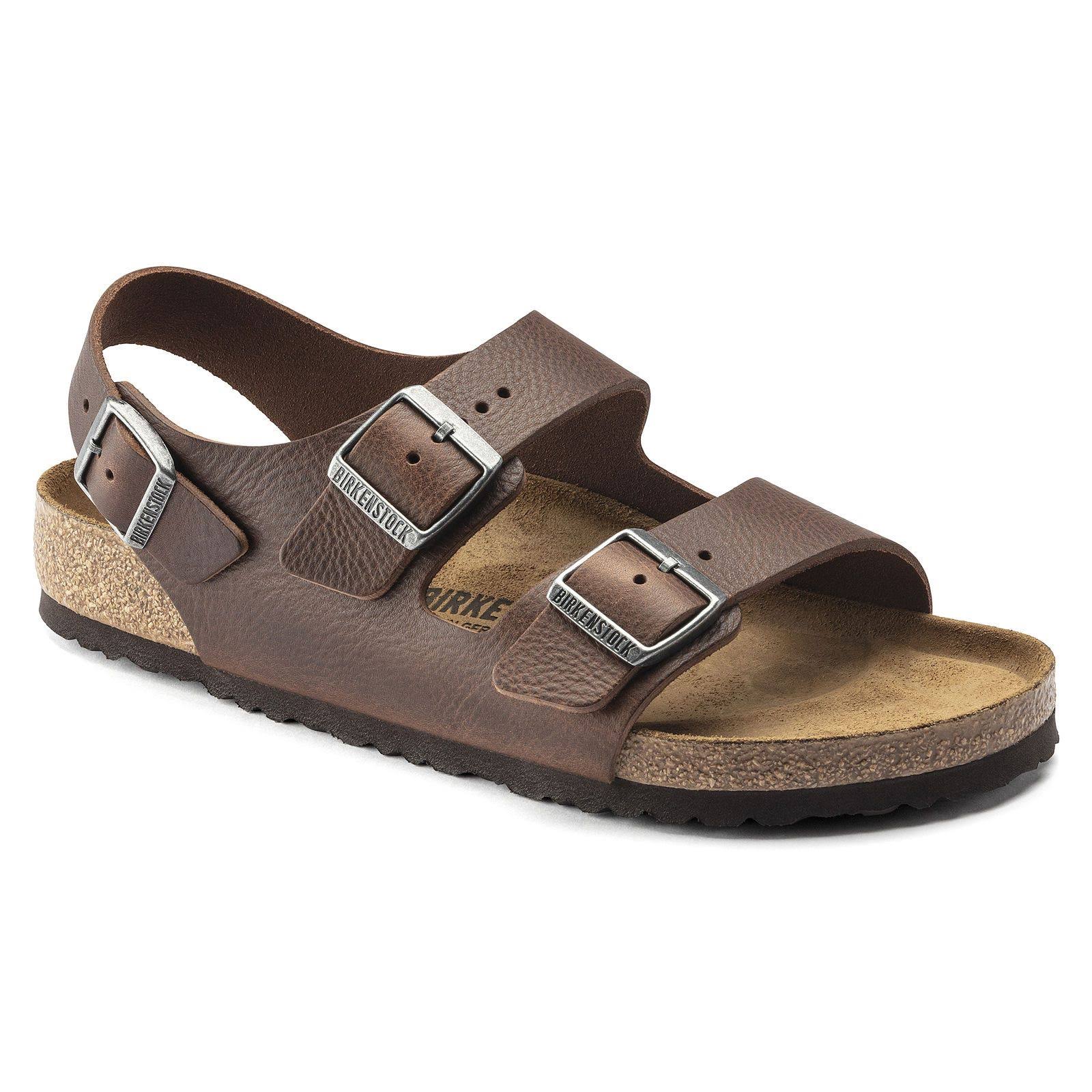 Birkenstock Unisex Milano Vintage Roast Leather