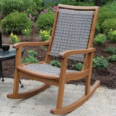 Rex Rocking Chair Beachcrest Home Color: Driftwood Gray