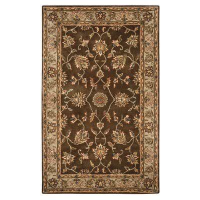 Birch Lane Heritage Letizia Oriental Hand-Tufted Wool Gray Area Rug Rug Size: Rectangle 5& x 8&
