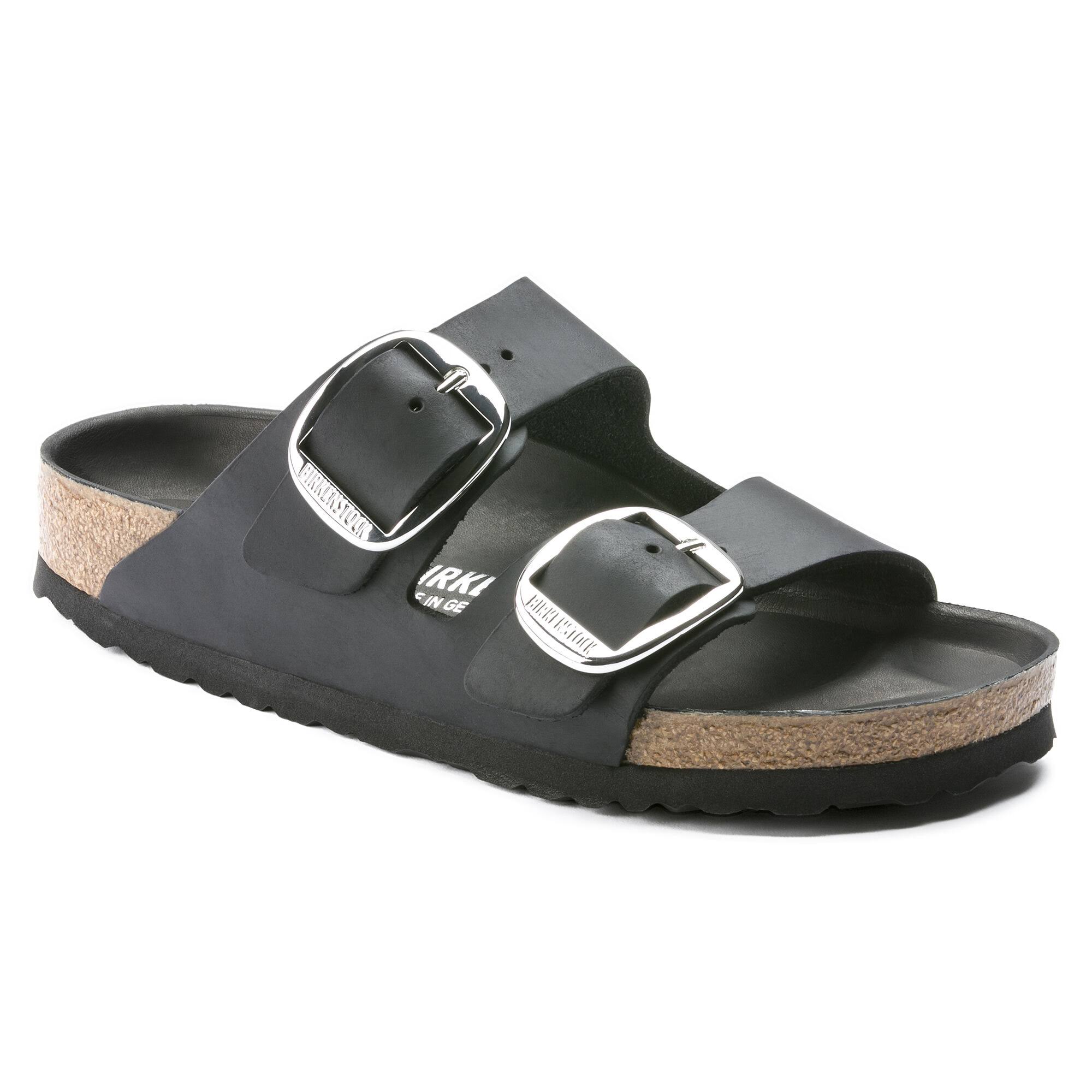Birkenstock Shoes Arizona Big Buckle, 1011074 - Black - 5.5