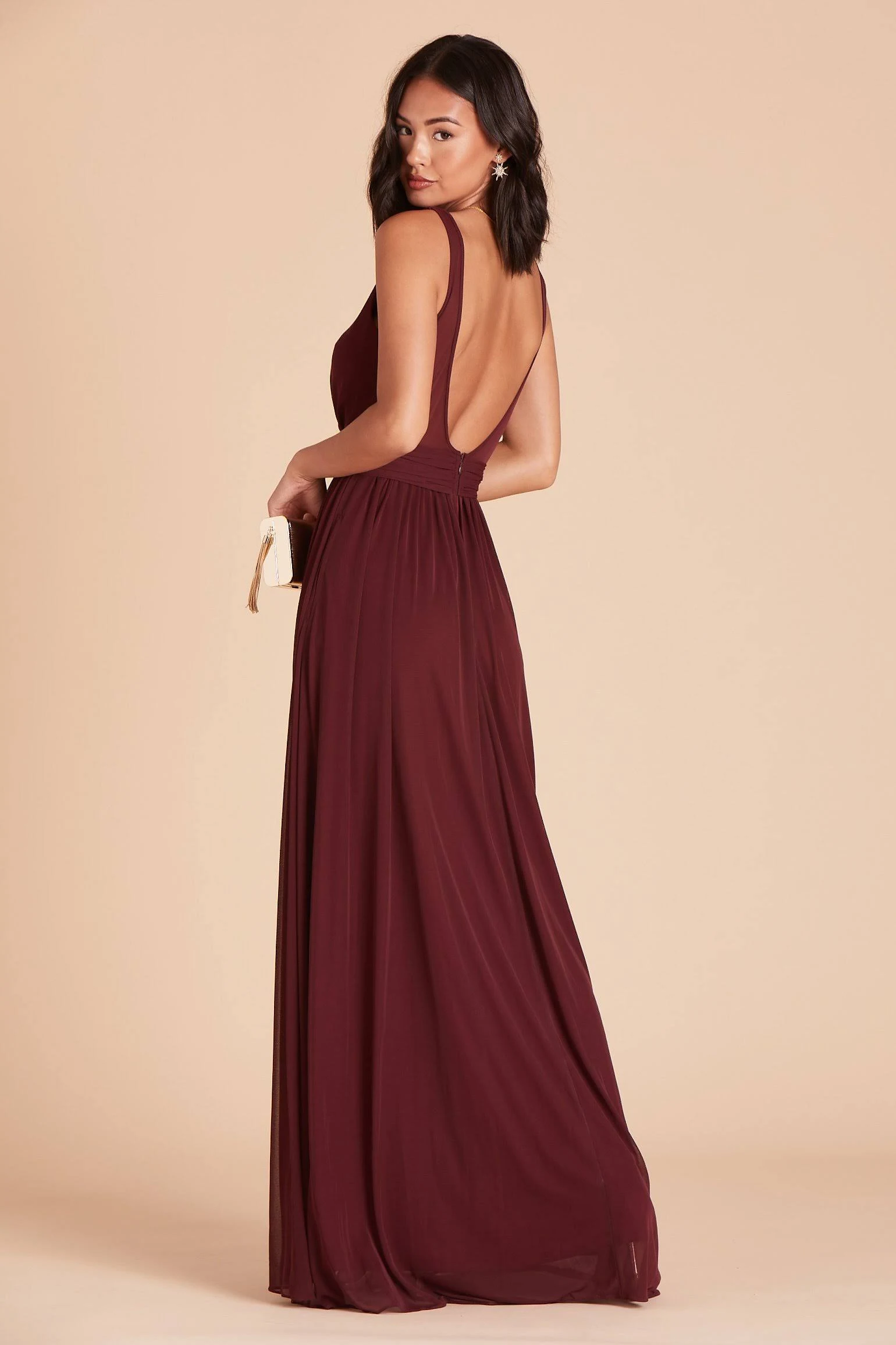 Birdy Grey Jan Bridesmaid Dress in Cabernet XXL / Cabernet
