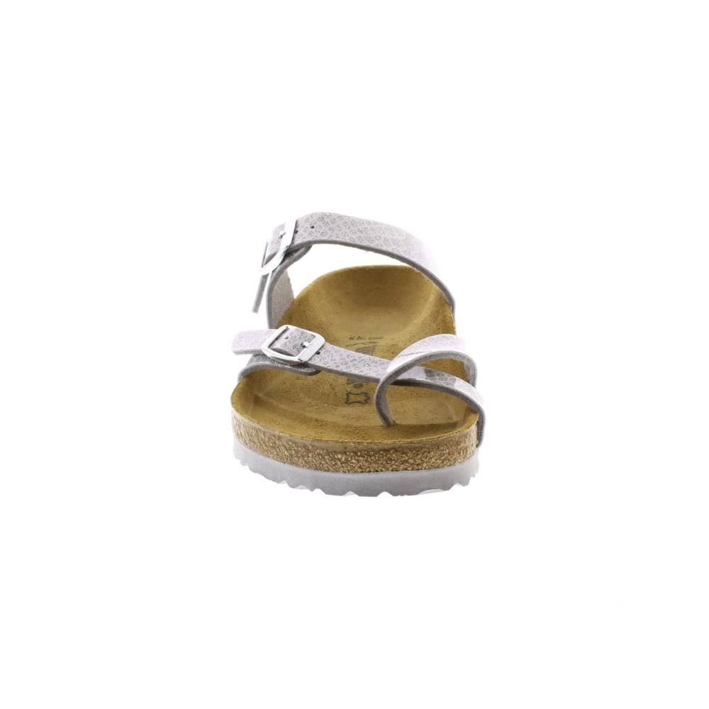 Birkenstock Thong Sandal Mayari Magic Snake Silver 36 EU / Regular