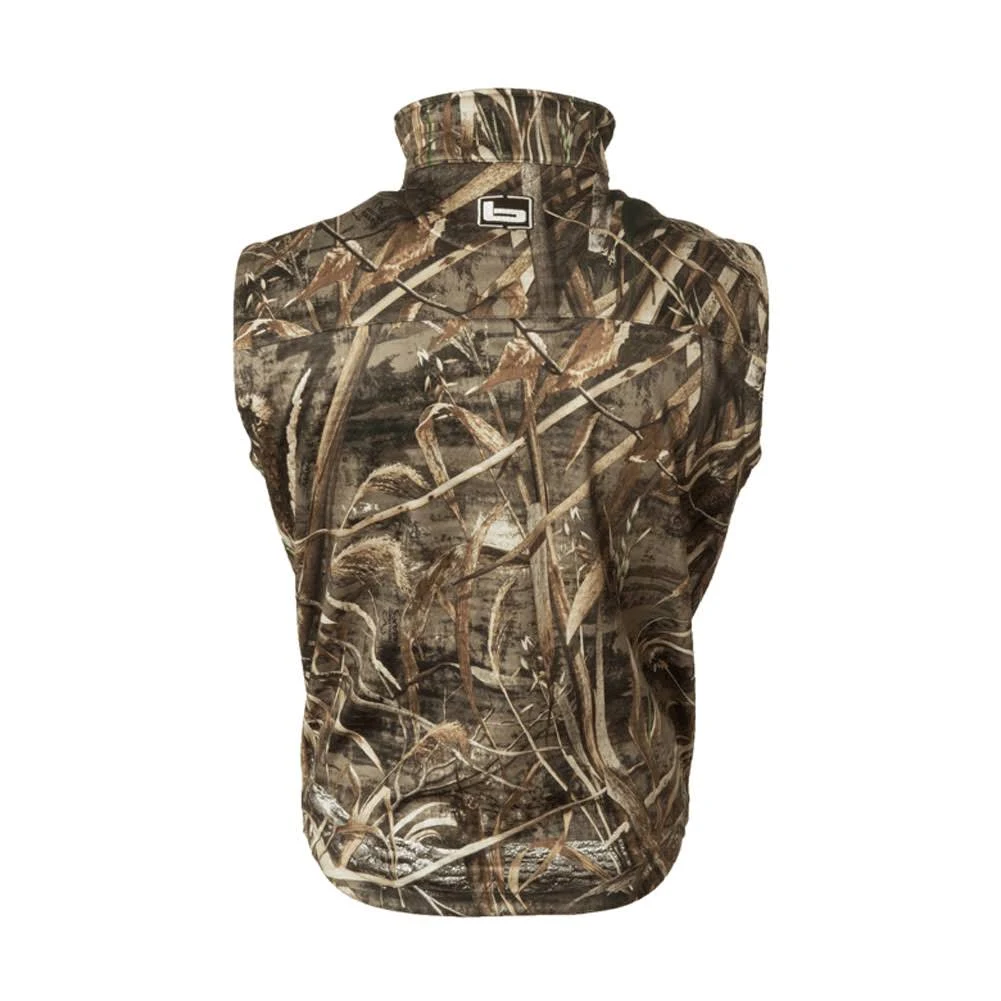 Banded Mid Layer Fleece Vest, Mens, Realtree Max 5, Medium
