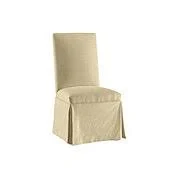 Parsons Chair Slipcover - Suzanne Kasler Signature 13oz Linen Parchment - Ballard Designs