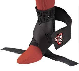 Bird & Cronin 08142374 Swede-O Strap Lok Ankle Support, Large, Black