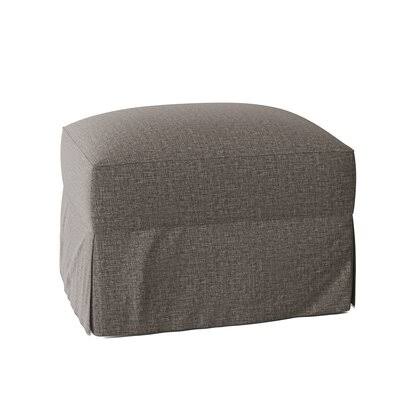 Birch Lane Young 29x22 Rectangle Standard Ottoman Body Fabric: Sustain Dursky Charcoal