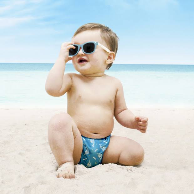 Bambino Mio Swim Diaper, Cool Citrus / Medium (6 - 12 Months)