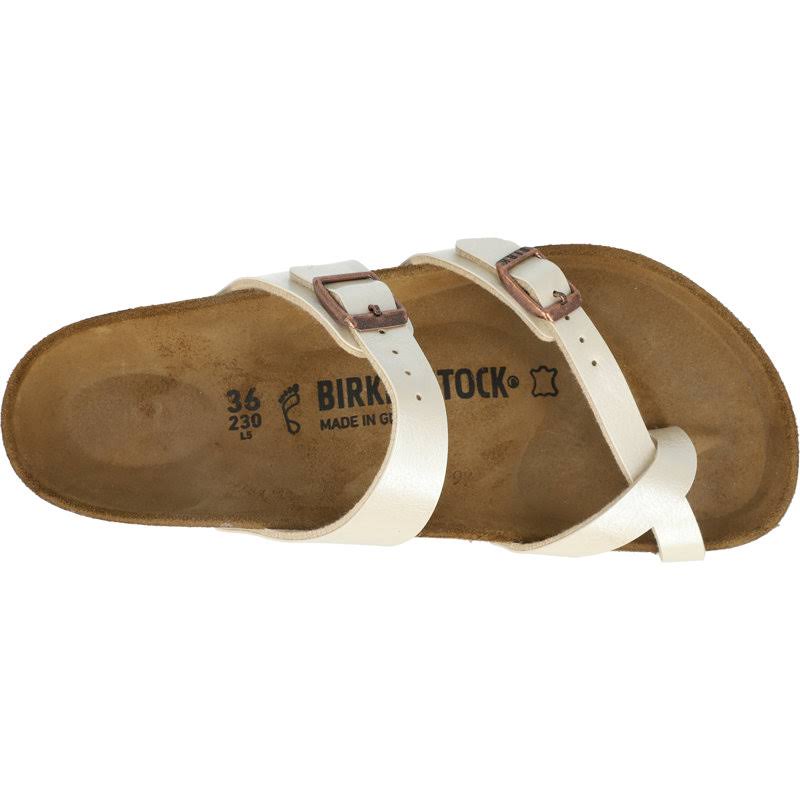 Birkenstock Mayari Birko Flor Sandals - Graceful Pearl White