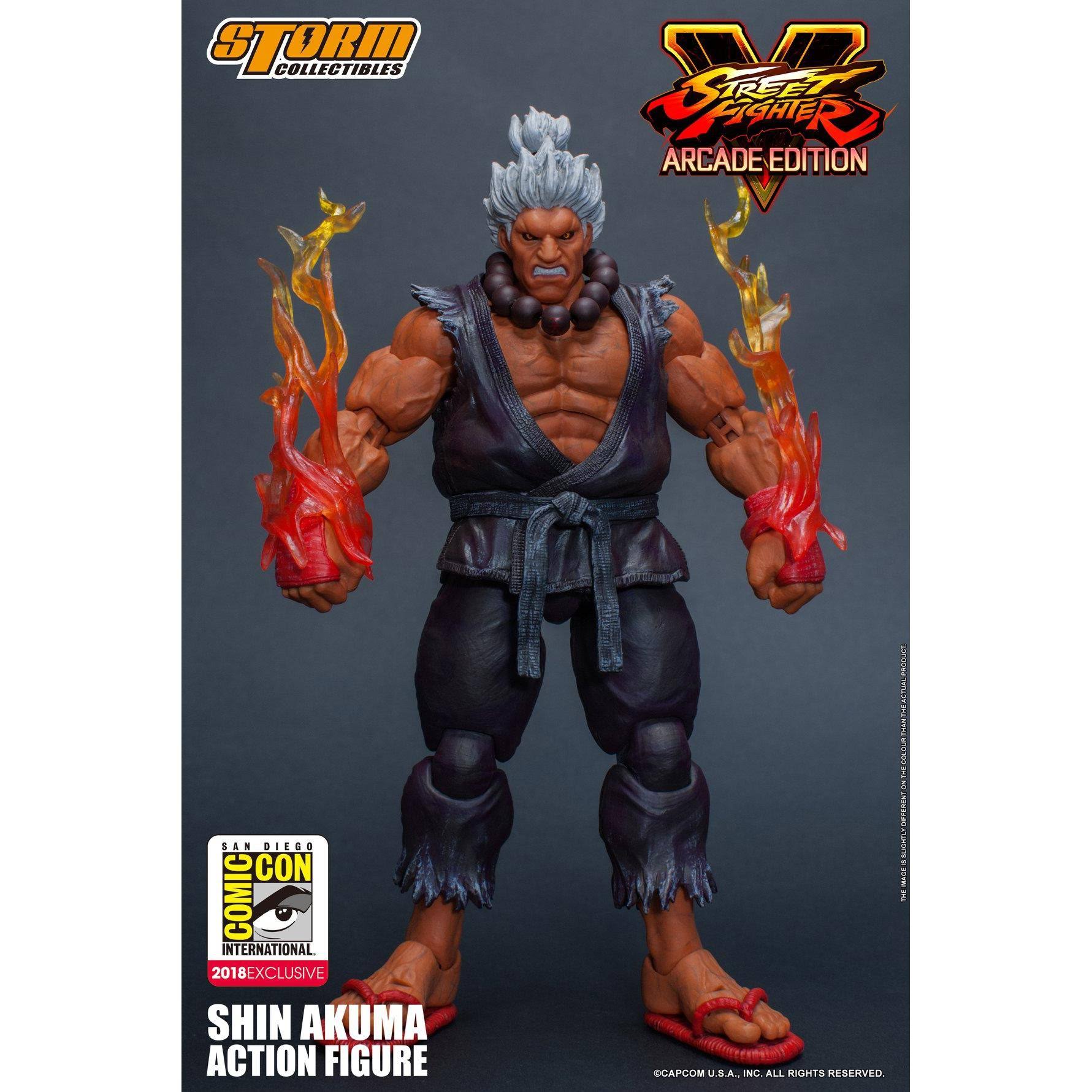 Street Fighter V Shin Akuma 1/12 Scale SDCC 2018 Exclusive Action Figure