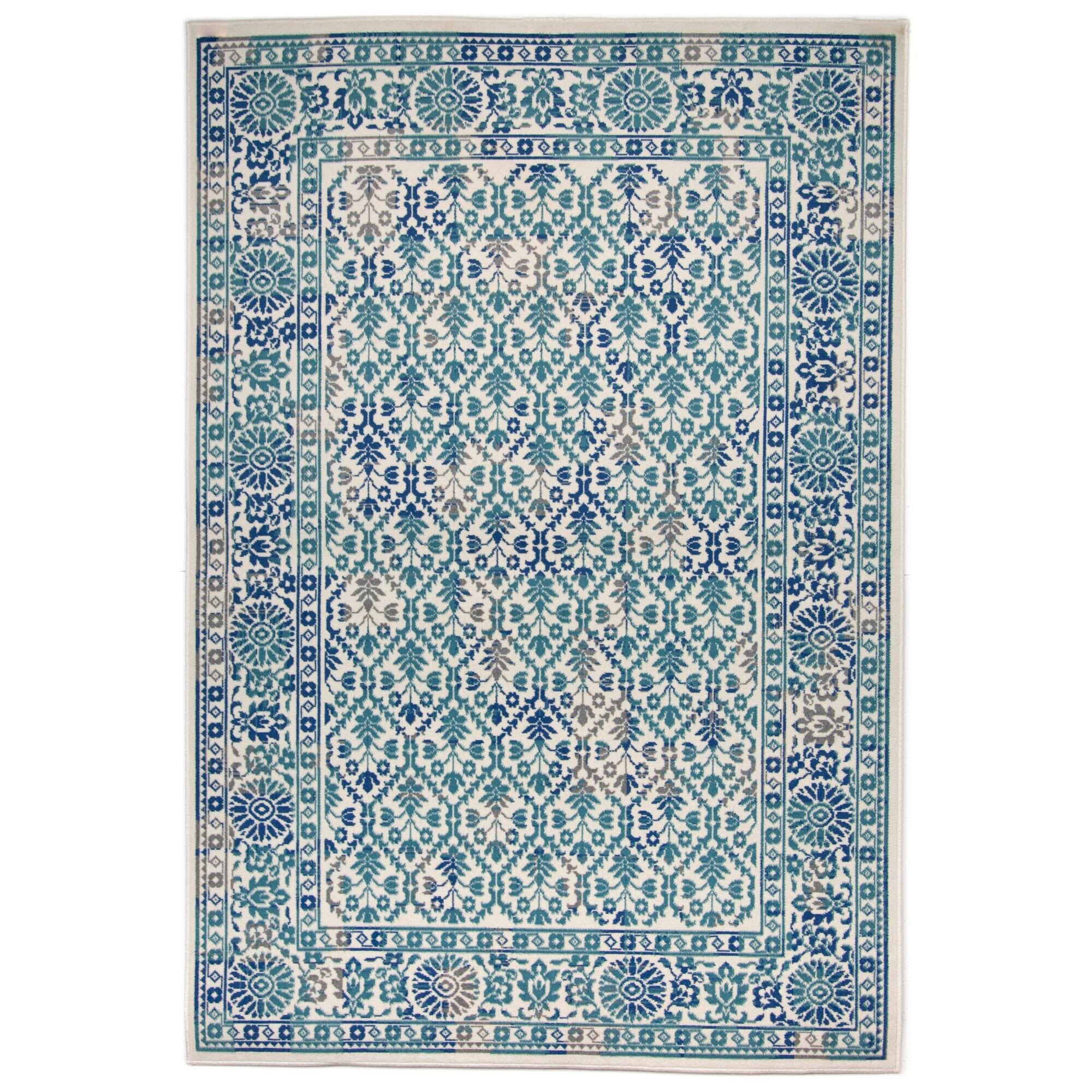 BALTA Tychon Blue 5 ft. x 7 ft. Oriental Area Rug