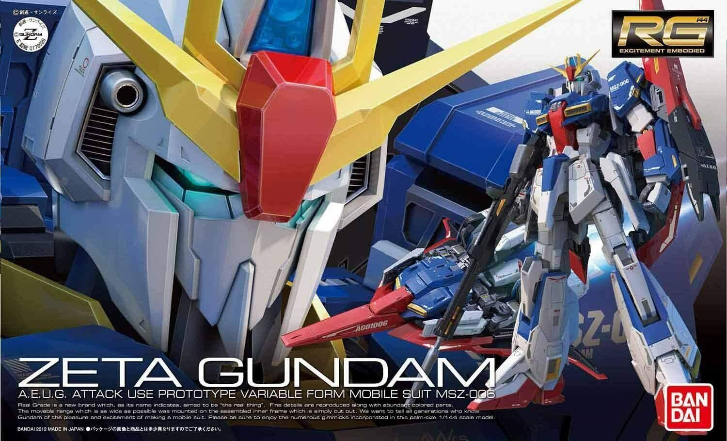 Bandai RG MSZ-006 Zeta Gundam