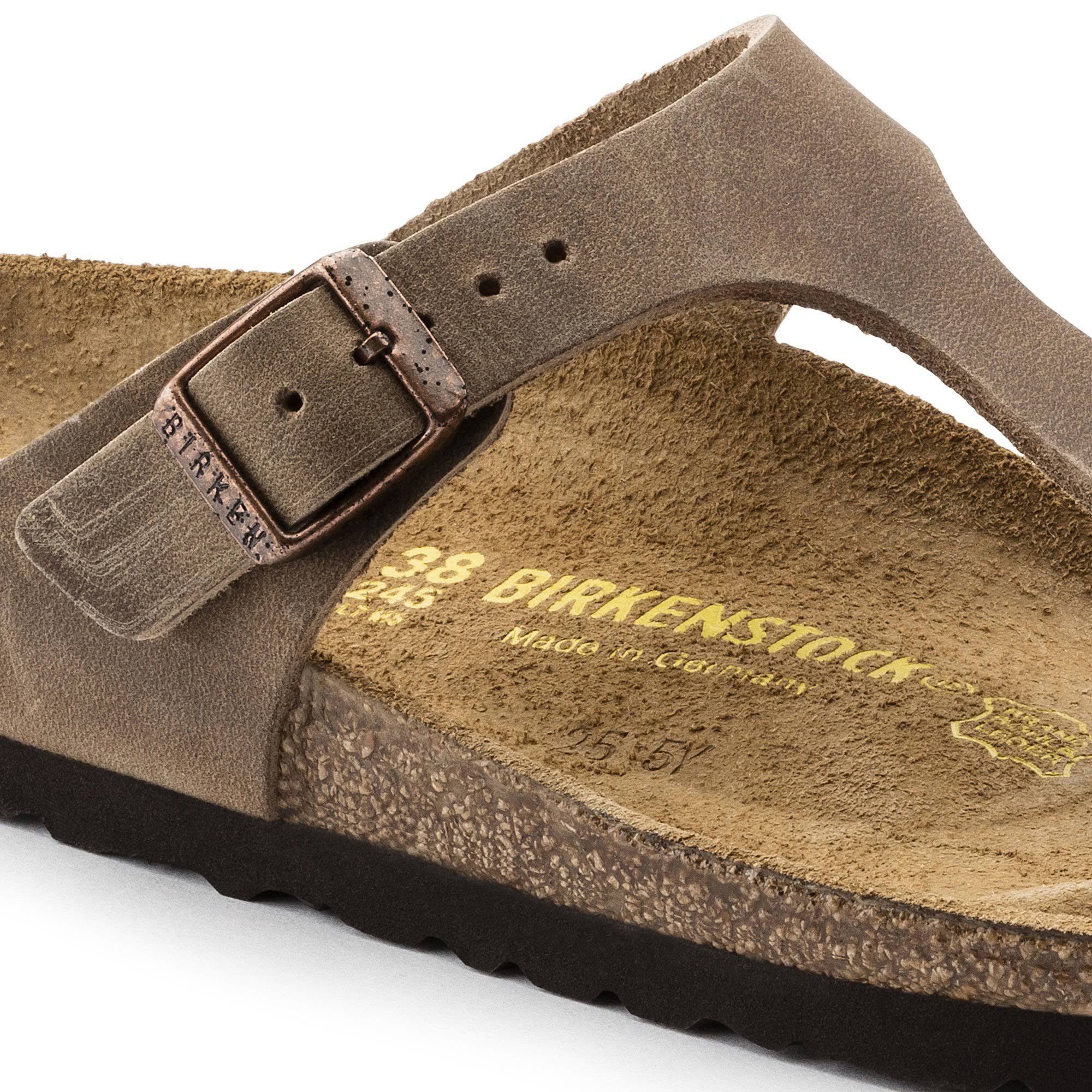 Birkenstock Women's Gizeh Tobacco Oiled Leather 38