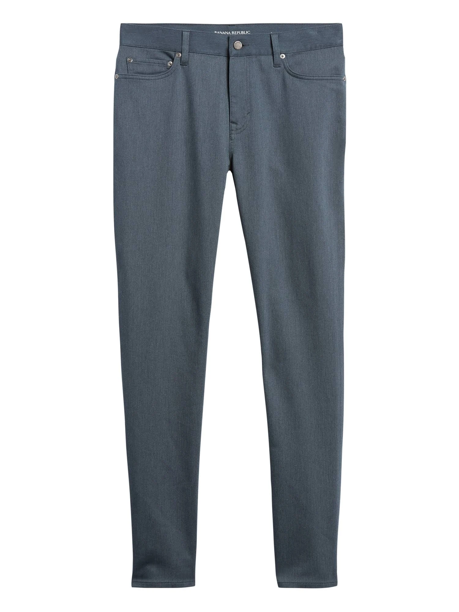 Banana Republic Men's Skinny Heathered Traveler Pant Navy Size 35W 32L