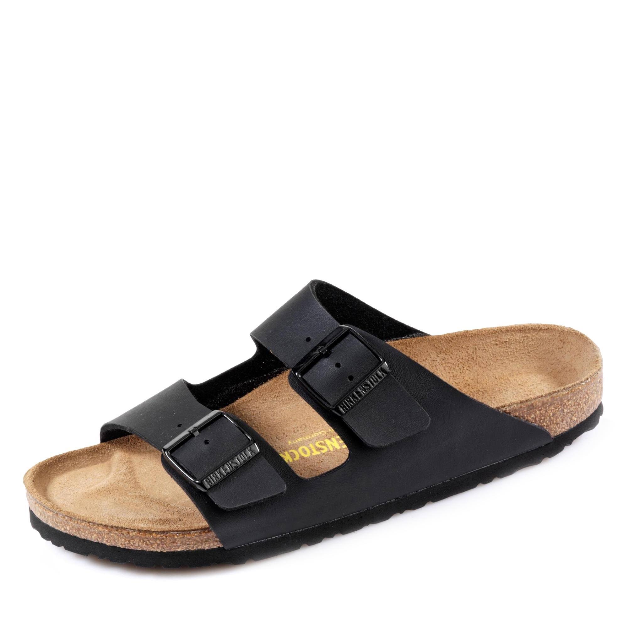 Birkenstock Arizona - Oiled Leather (Unisex) Sandals Black Oiled Leather : EU 41 (US Men's 8-8.5 - Women's 10-10.5) Narrow