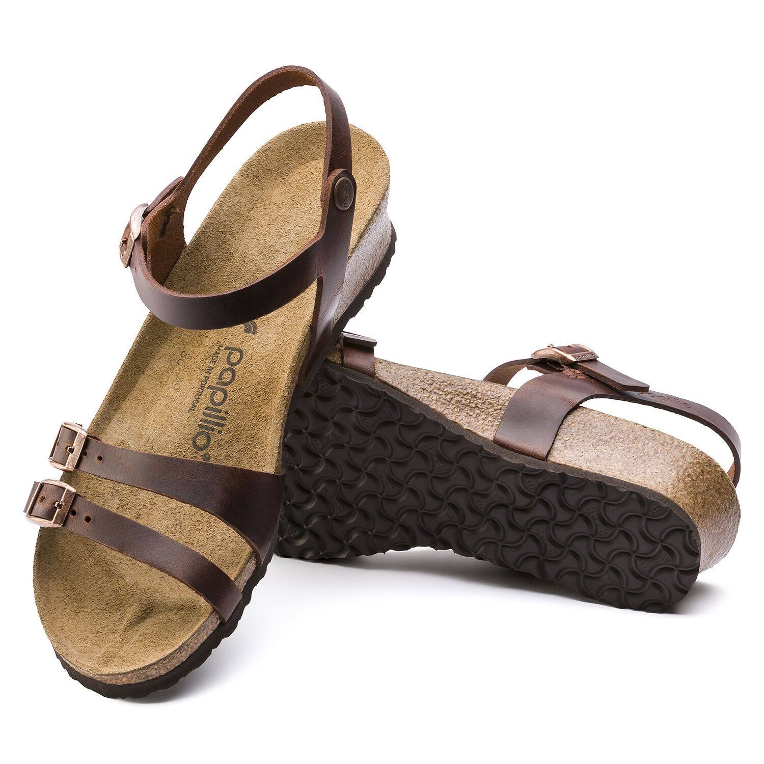 Birkenstock Women's Lana Sandal - 41 - Cognac